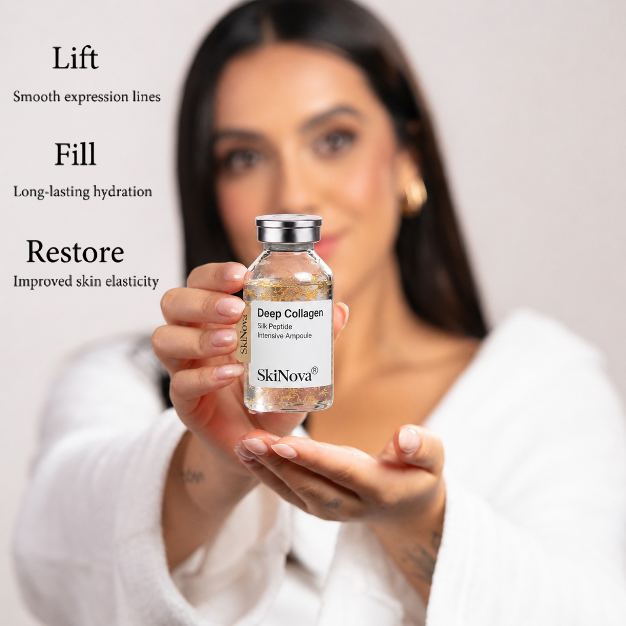SkiNova® | Silk-Collagen Peptide Serum