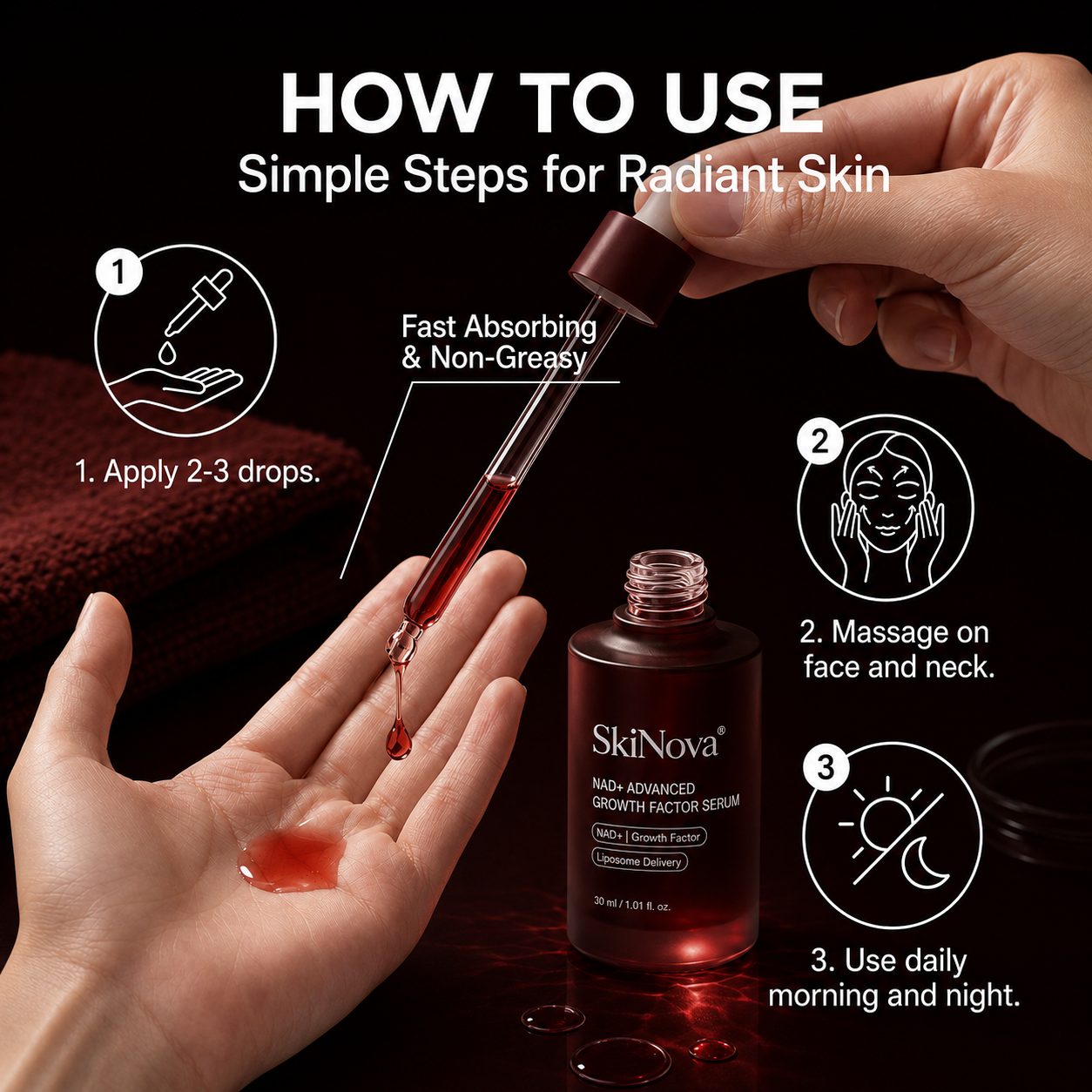 SkiNova® | NAD+ Factor Elixir